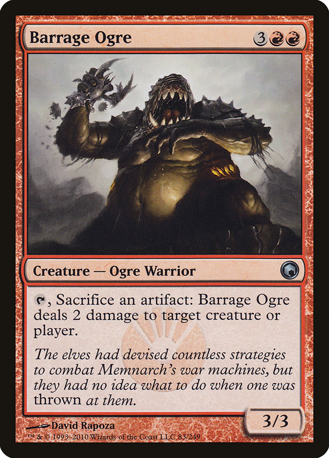 Barrage Ogre [Scars of Mirrodin] | The Gaming Verse