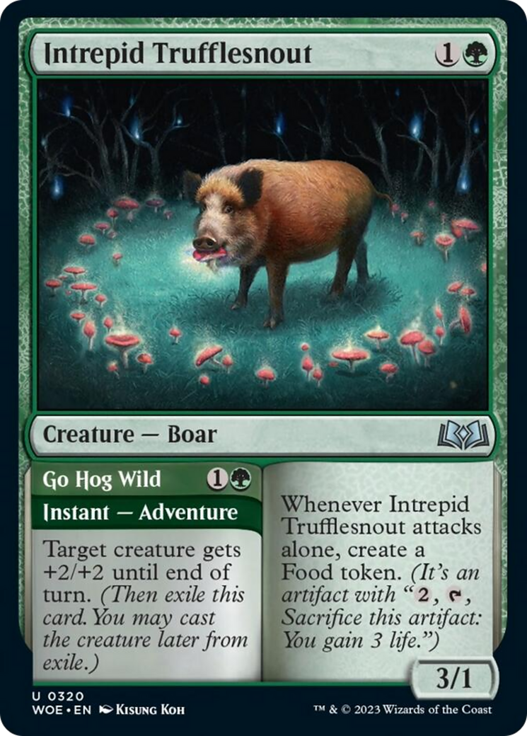 Intrepid Trufflesnout // Go Hog Wild [Wilds of Eldraine] | The Gaming Verse