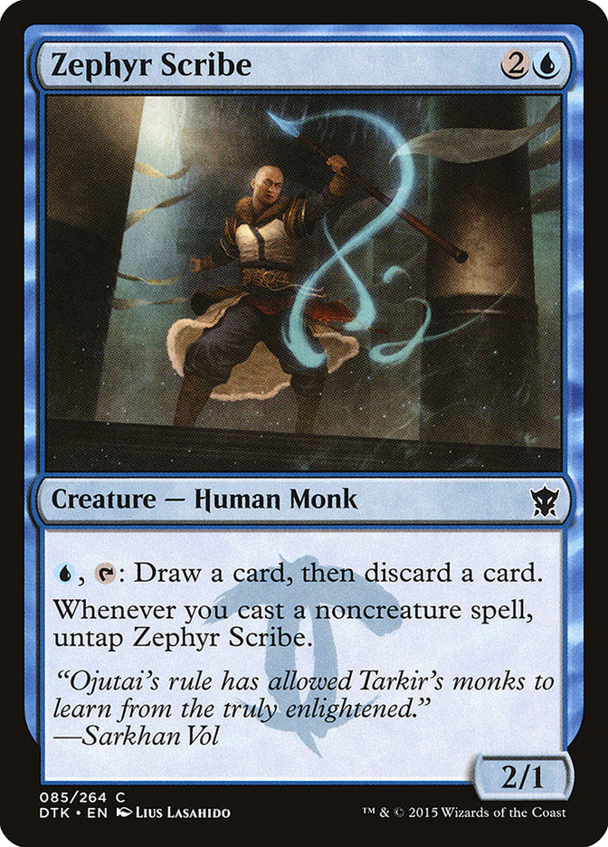 Zephyr Scribe [Dragons of Tarkir] | The Gaming Verse