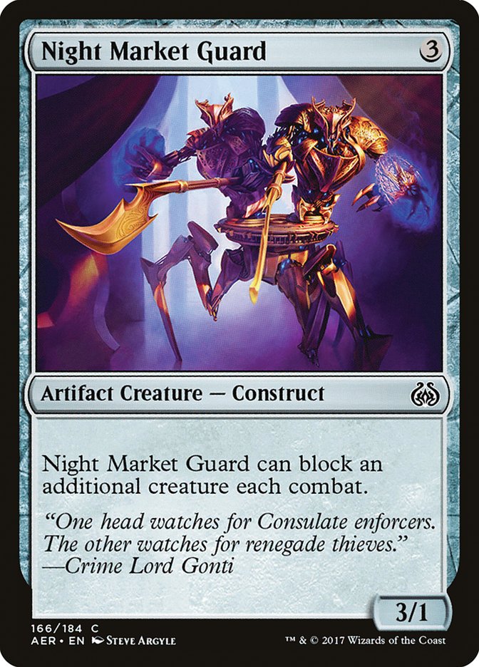 Night Market Guard [Aether Revolt] | The Gaming Verse