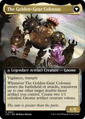 Tetzin, Gnome Champion // The Golden-Gear Colossus (Extended Art) [The Lost Caverns of Ixalan Commander] | The Gaming Verse