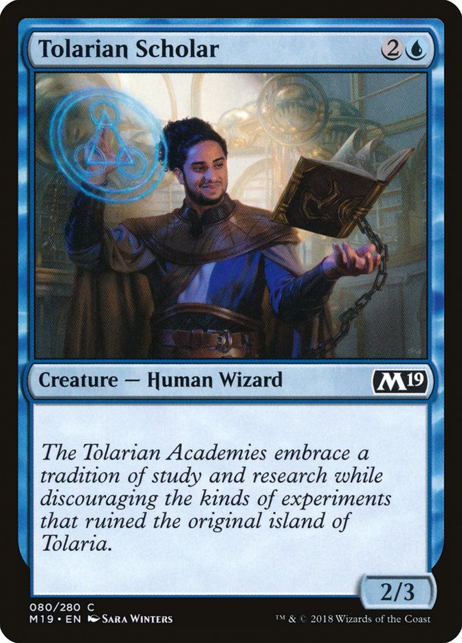 Tolarian Scholar [Core Set 2019] | The Gaming Verse