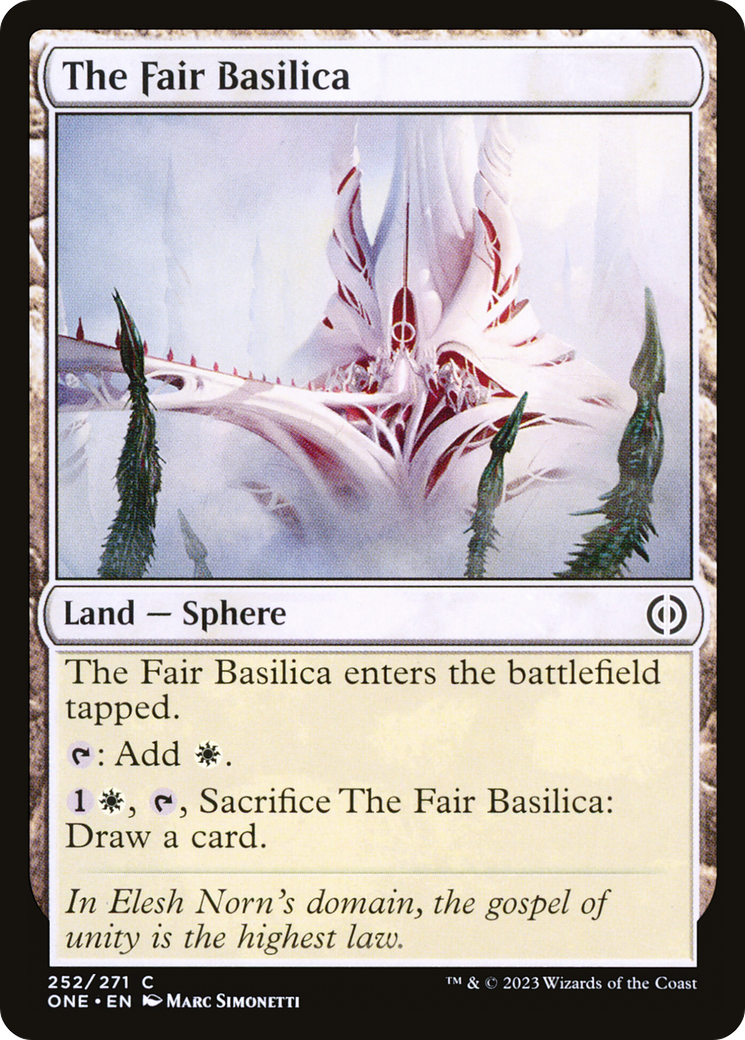 The Fair Basilica [Phyrexia: All Will Be One] | The Gaming Verse