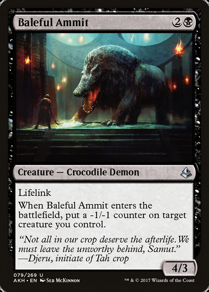 Baleful Ammit [Amonkhet] | The Gaming Verse