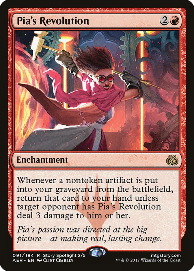 Pia's Revolution [Aether Revolt] | The Gaming Verse