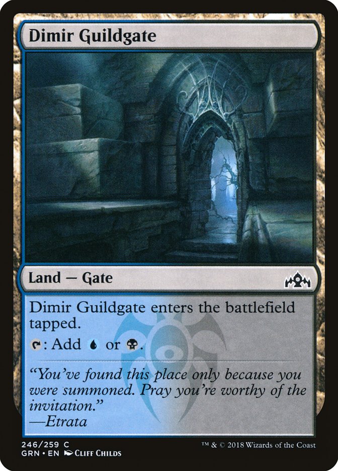 Dimir Guildgate (246/259) [Guilds of Ravnica] | The Gaming Verse