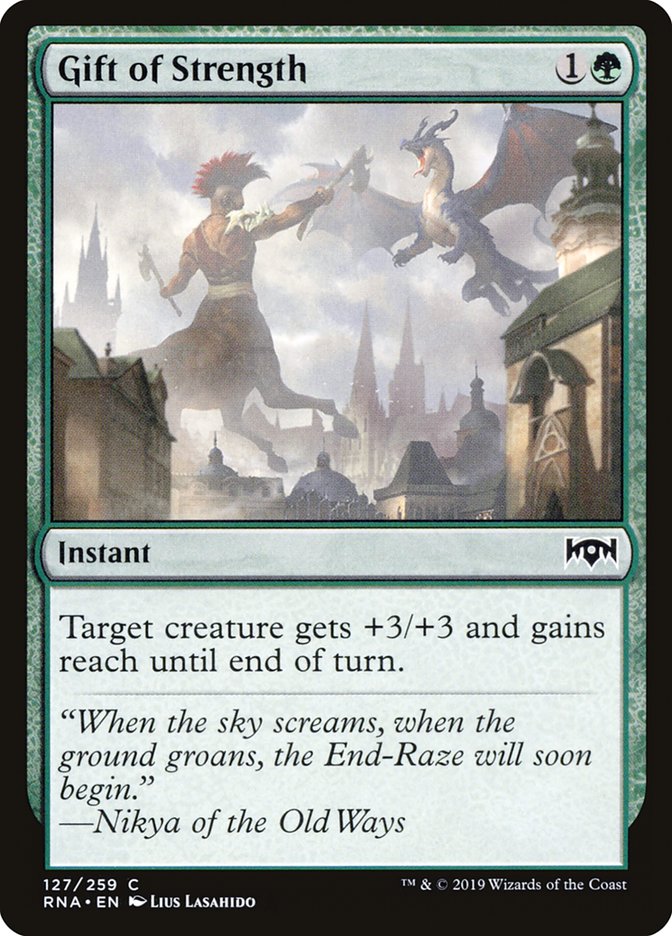 Gift of Strength [Ravnica Allegiance] | The Gaming Verse