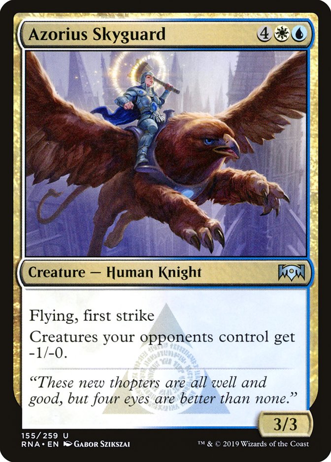 Azorius Skyguard [Ravnica Allegiance] | The Gaming Verse