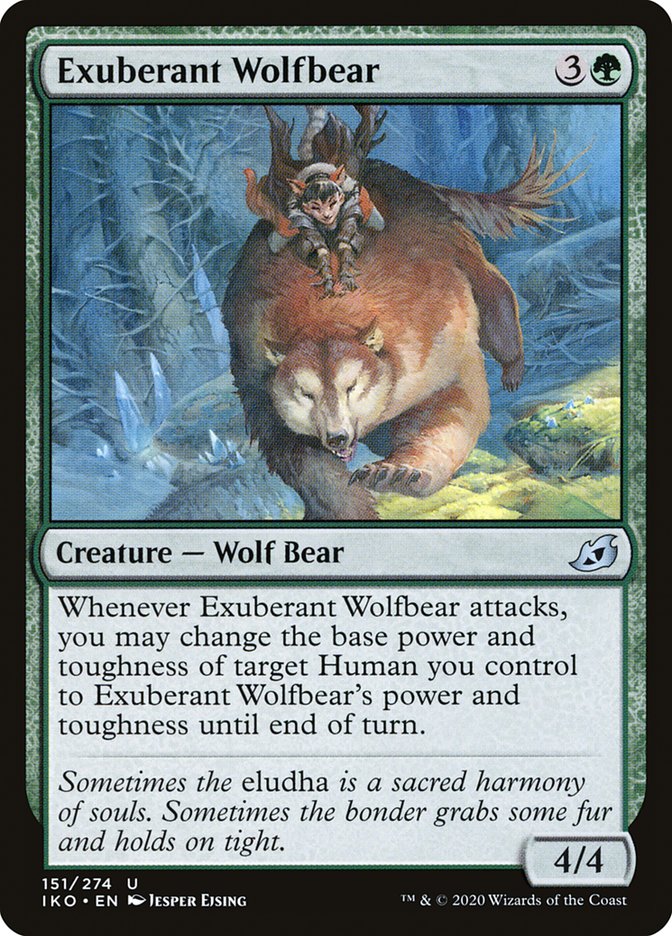 Exuberant Wolfbear [Ikoria: Lair of Behemoths] | The Gaming Verse