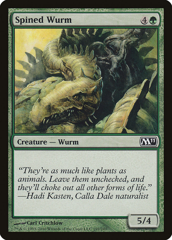 Spined Wurm [Magic 2011] | The Gaming Verse