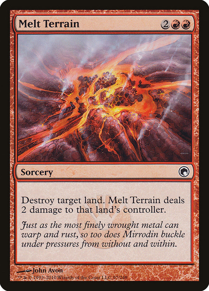 Melt Terrain [Scars of Mirrodin] | The Gaming Verse