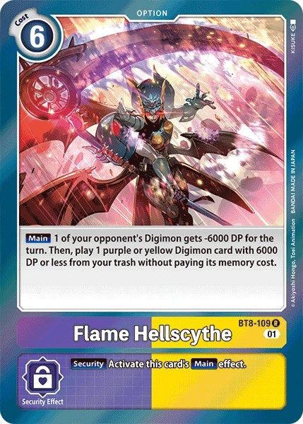 Flame Hellscythe [BT8-109] [Revision Pack Cards] | The Gaming Verse