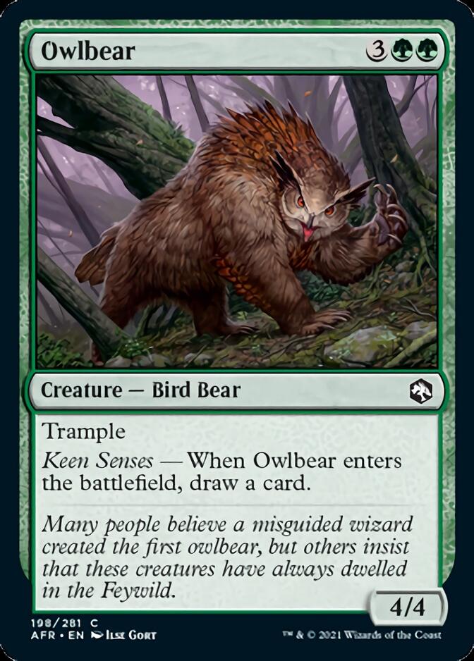 Owlbear [Dungeons & Dragons: Adventures in the Forgotten Realms] | The Gaming Verse