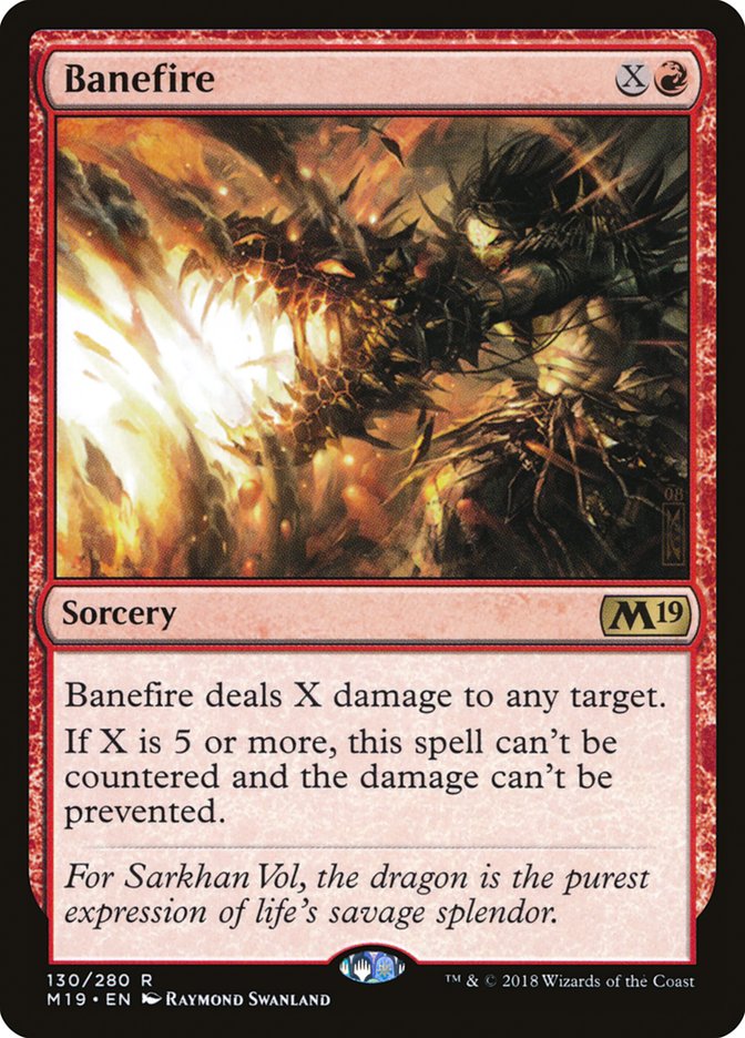 Banefire [Core Set 2019] | The Gaming Verse