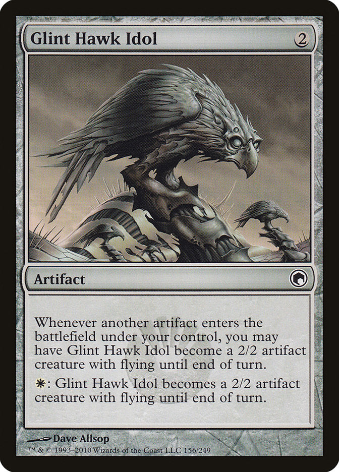 Glint Hawk Idol [Scars of Mirrodin] | The Gaming Verse