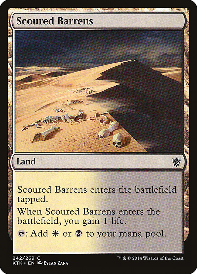 Scoured Barrens [Khans of Tarkir] | The Gaming Verse