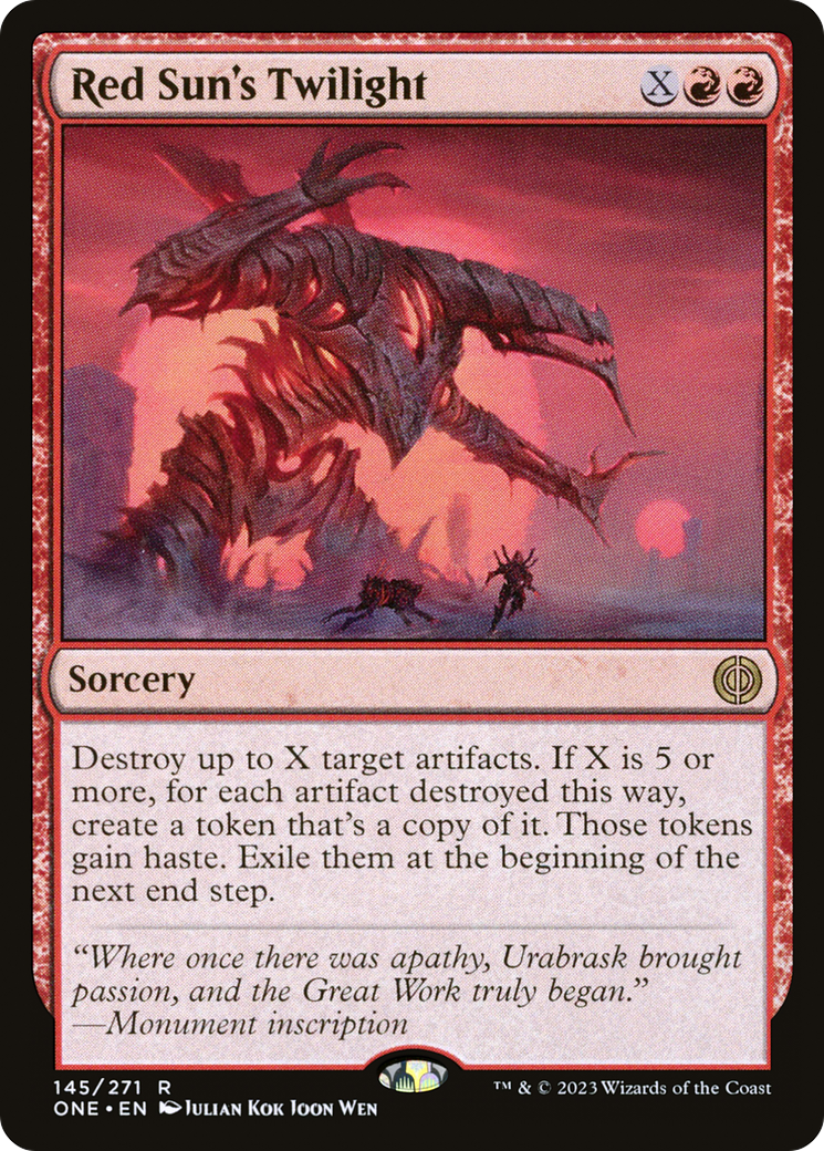 Red Sun's Twilight [Phyrexia: All Will Be One] | The Gaming Verse