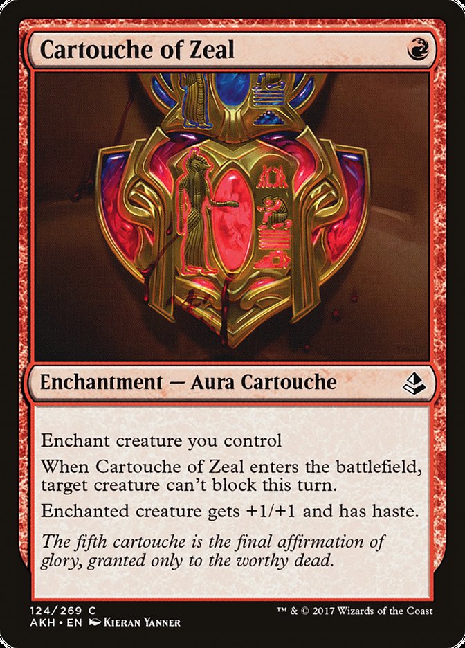 Cartouche of Zeal [Amonkhet] | The Gaming Verse