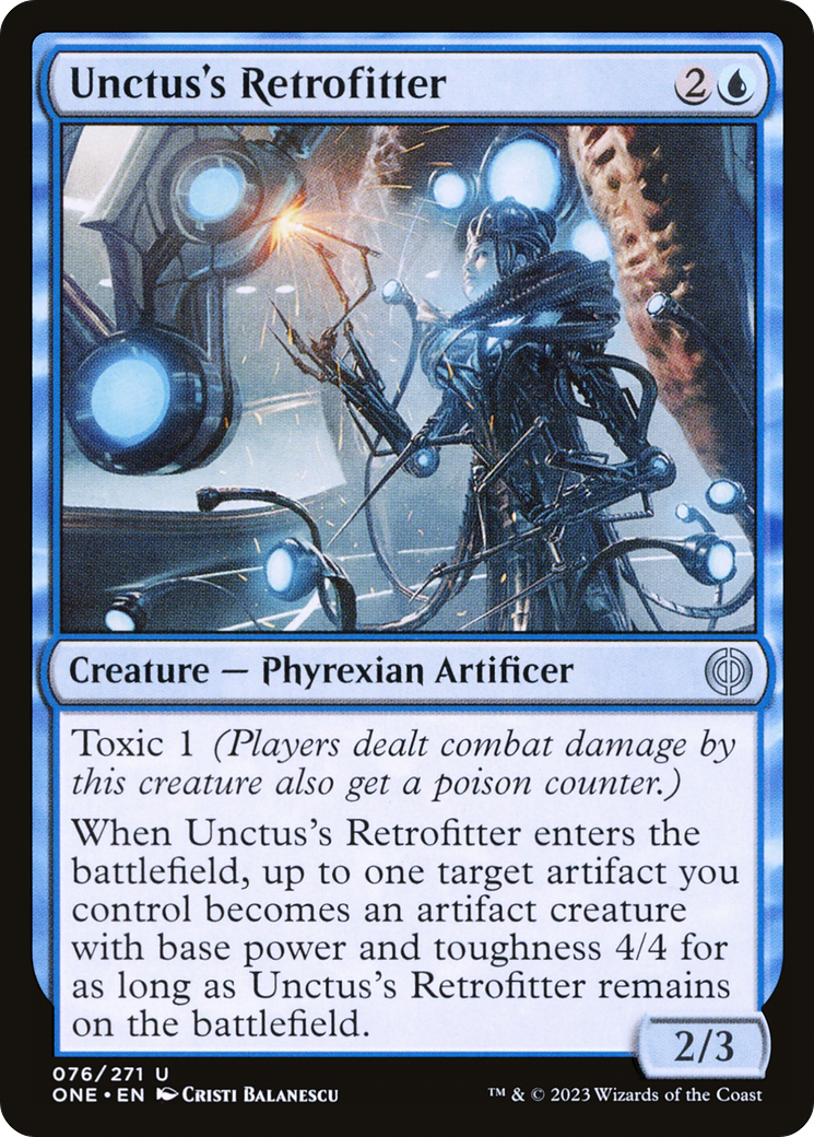 Unctus's Retrofitter [Phyrexia: All Will Be One] | The Gaming Verse