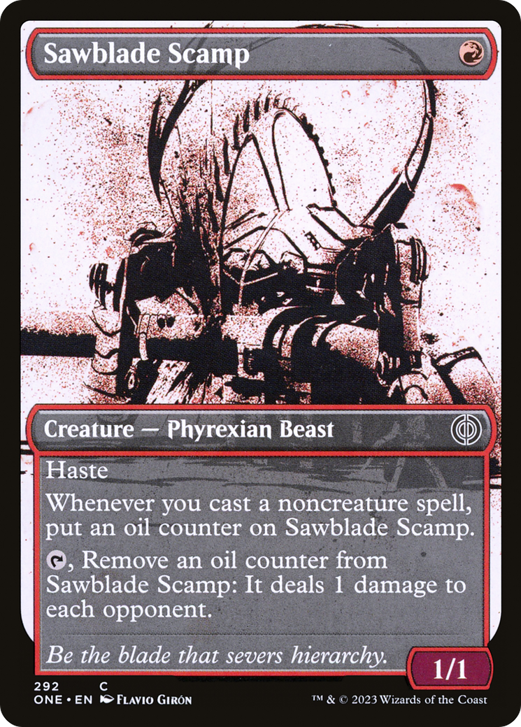 Sawblade Scamp (Showcase Ichor) [Phyrexia: All Will Be One] | The Gaming Verse