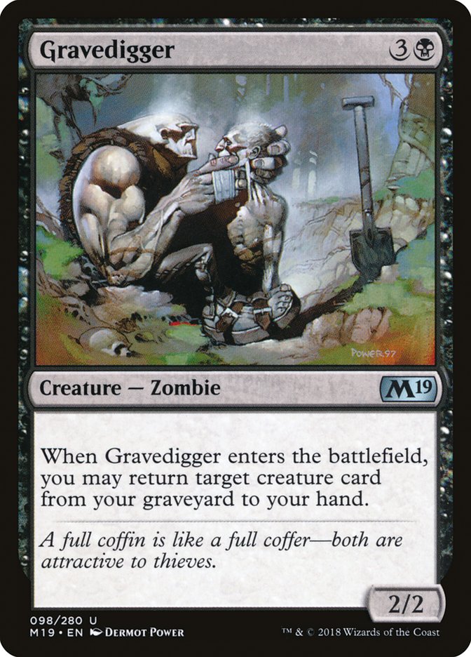 Gravedigger [Core Set 2019] | The Gaming Verse