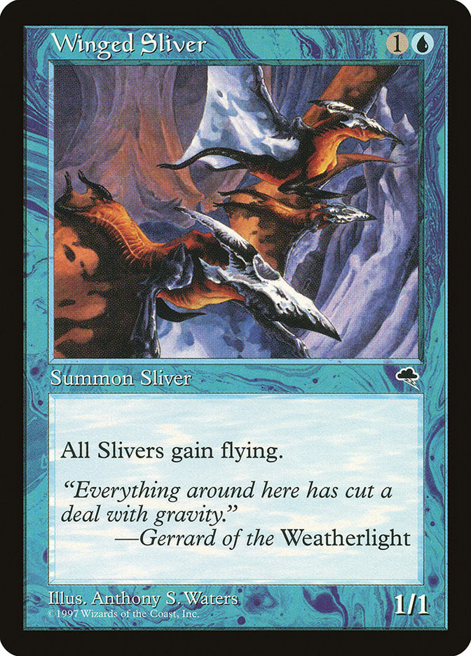 Winged Sliver [Tempest] | The Gaming Verse