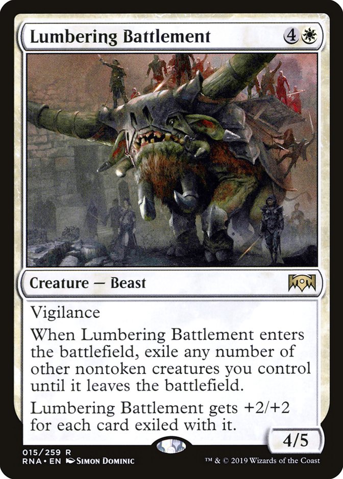 Lumbering Battlement [Ravnica Allegiance] | The Gaming Verse