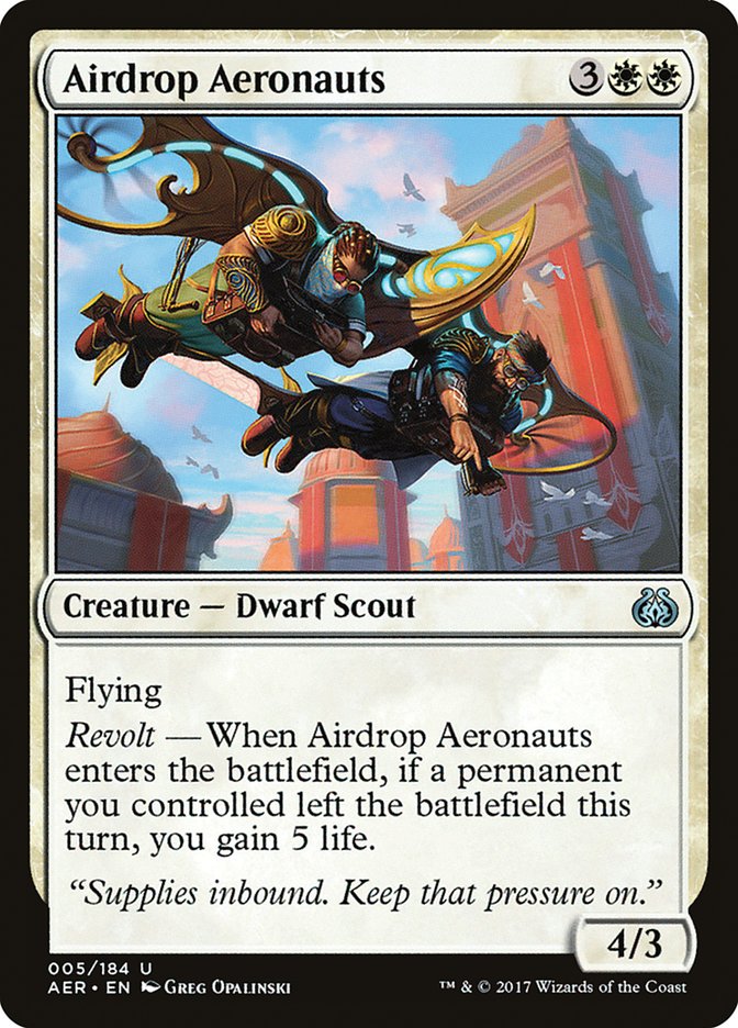 Airdrop Aeronauts [Aether Revolt] | The Gaming Verse