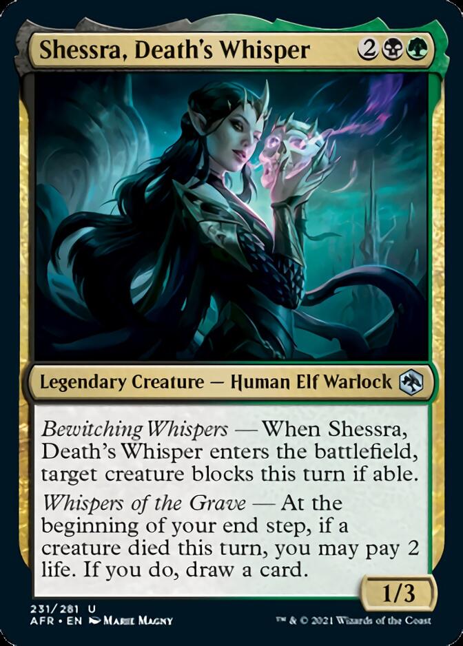 Shessra, Death's Whisper [Dungeons & Dragons: Adventures in the Forgotten Realms] | The Gaming Verse