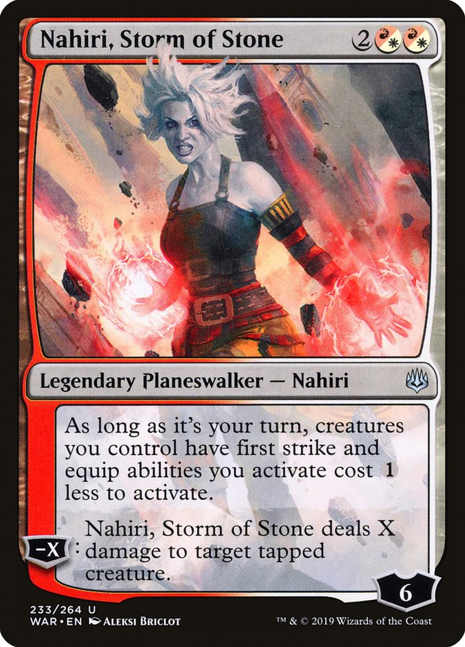 Nahiri, Storm of Stone [War of the Spark] | The Gaming Verse