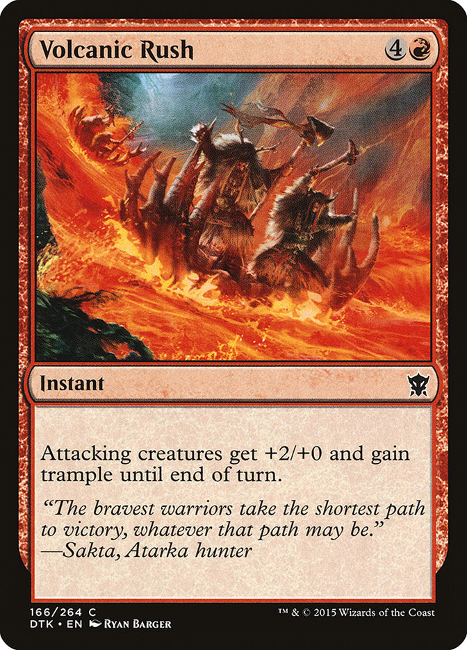 Volcanic Rush [Dragons of Tarkir] | The Gaming Verse