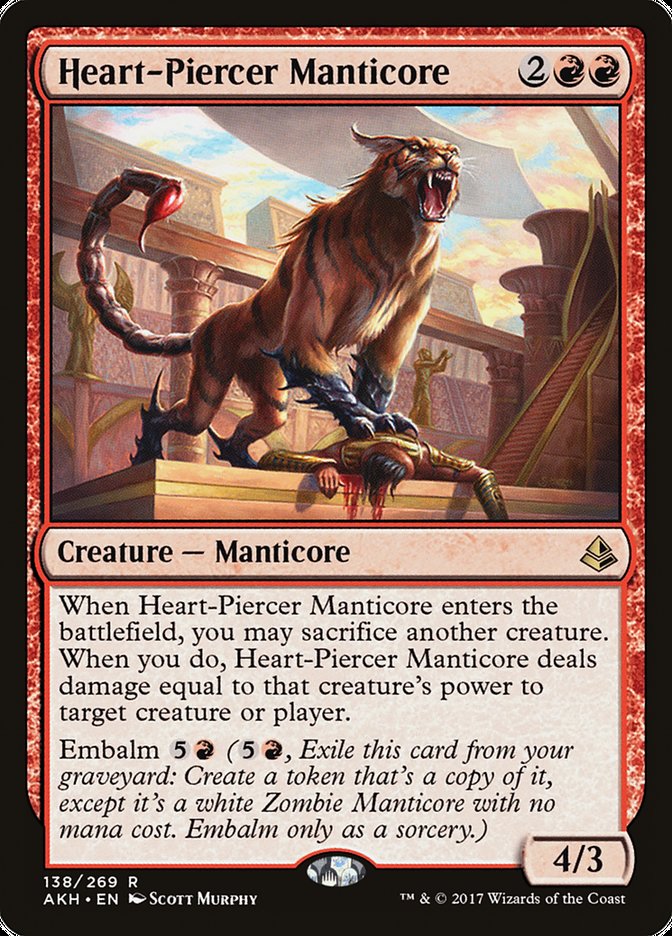 Heart-Piercer Manticore [Amonkhet] | The Gaming Verse