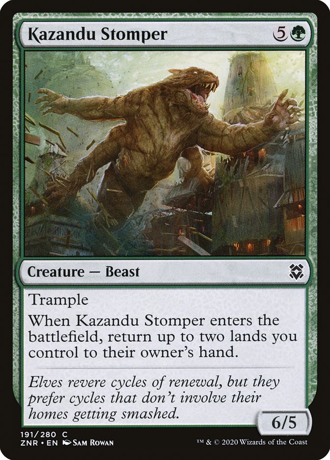 Kazandu Stomper [Zendikar Rising] | The Gaming Verse