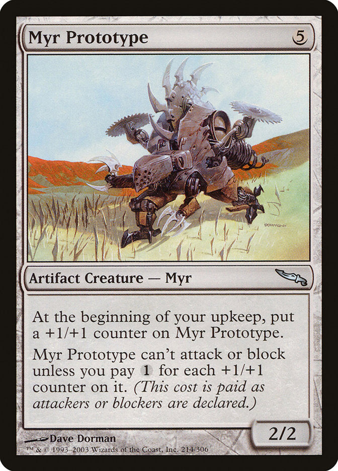 Myr Prototype [Mirrodin] | The Gaming Verse