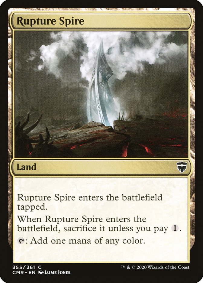 Rupture Spire [Commander Legends] | The Gaming Verse