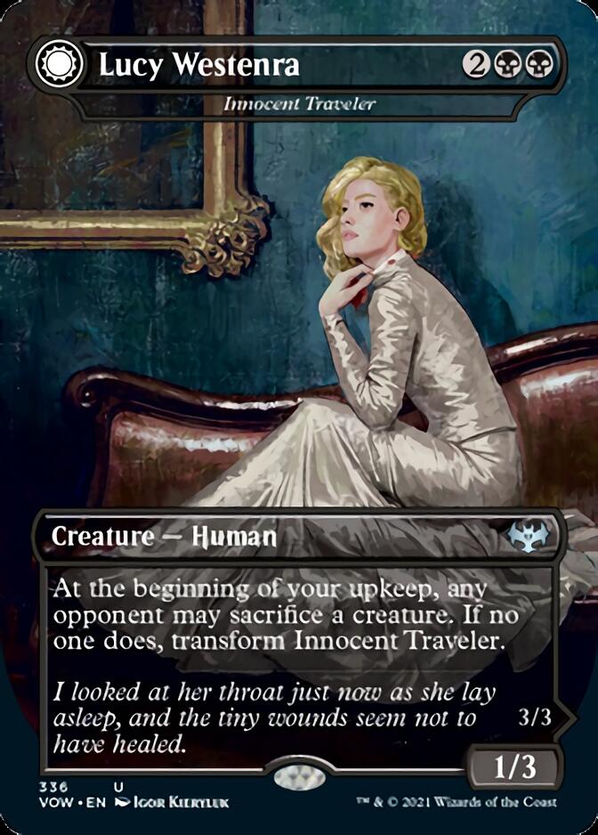 Innocent Traveler // Malicious Invader - Lucy Westenra // Lucy, Arisen Vampire [Innistrad: Crimson Vow] | The Gaming Verse