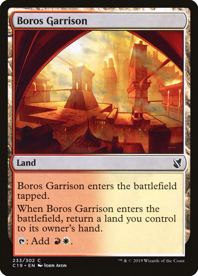 Boros Garrison [Commander 2019] | The Gaming Verse