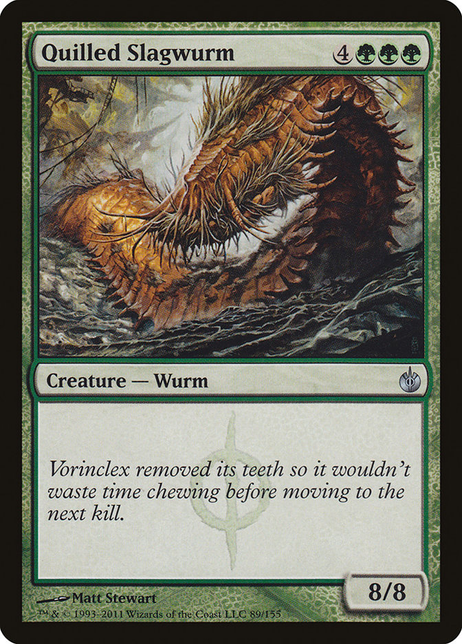 Quilled Slagwurm [Mirrodin Besieged] | The Gaming Verse