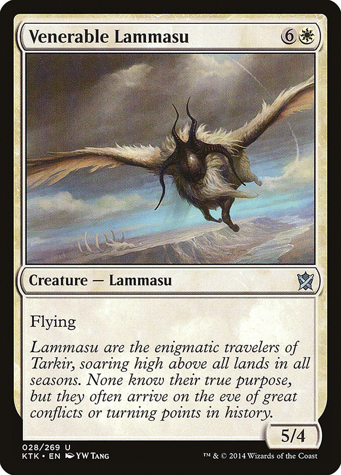 Venerable Lammasu [Khans of Tarkir] | The Gaming Verse