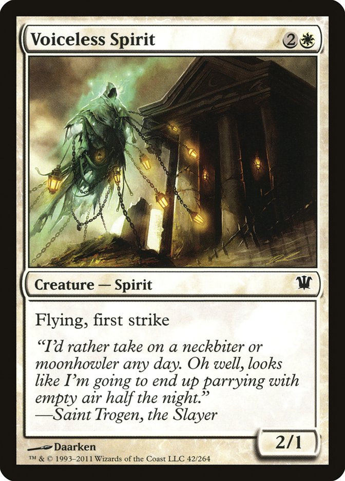 Voiceless Spirit [Innistrad] | The Gaming Verse