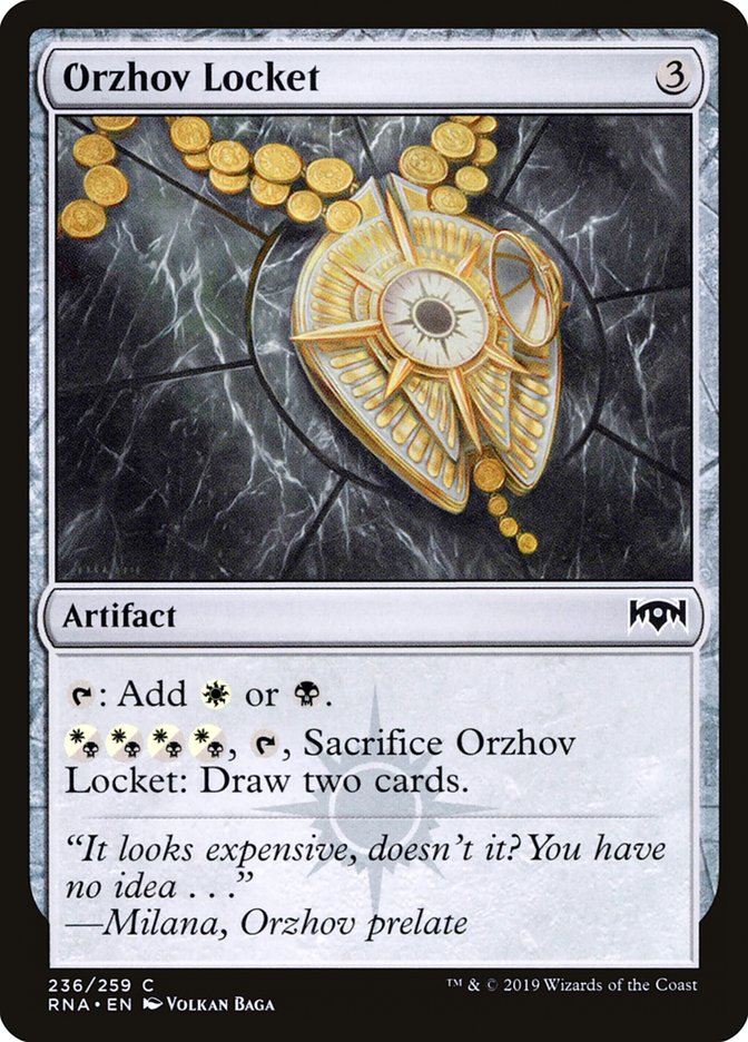 Orzhov Locket [Ravnica Allegiance] | The Gaming Verse