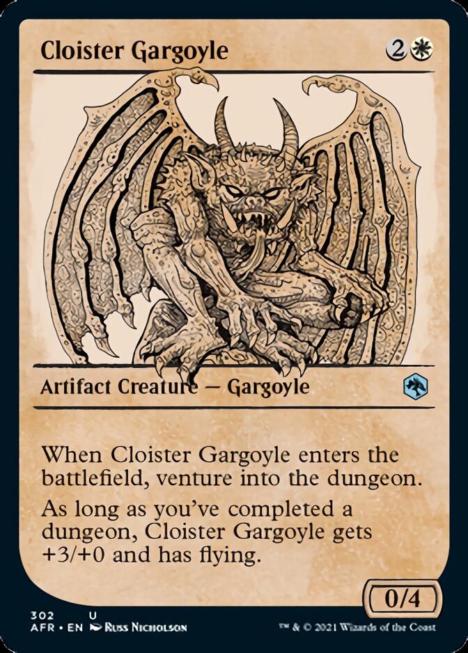 Cloister Gargoyle  (Showcase) [Dungeons & Dragons: Adventures in the Forgotten Realms] | The Gaming Verse