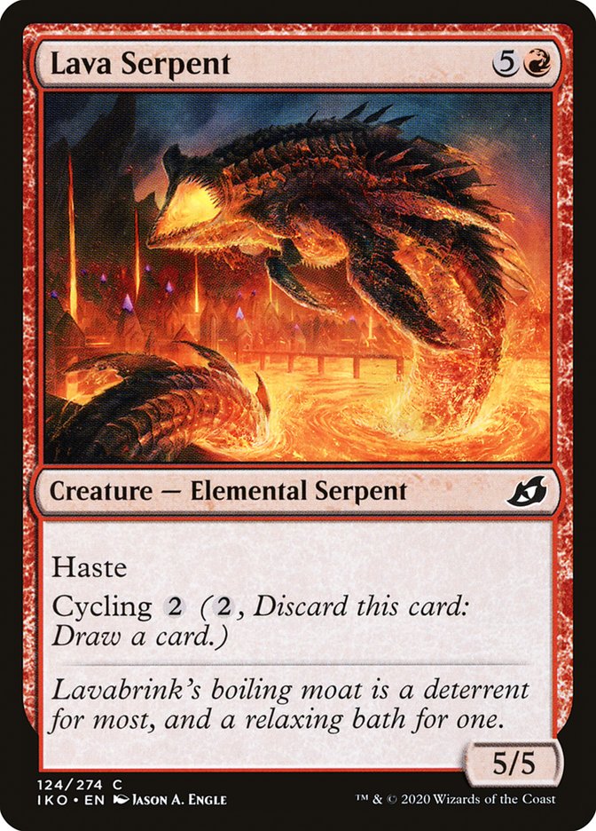 Lava Serpent [Ikoria: Lair of Behemoths] | The Gaming Verse