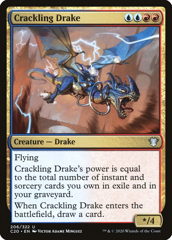 Crackling Drake [Commander 2020] | The Gaming Verse