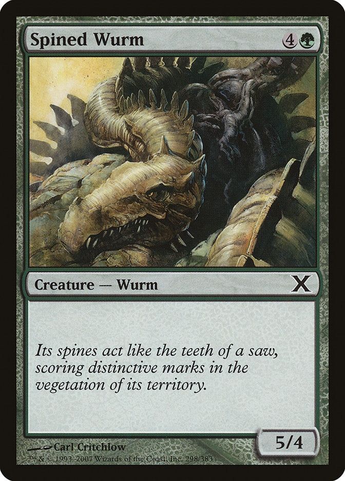 Spined Wurm [Tenth Edition] | The Gaming Verse