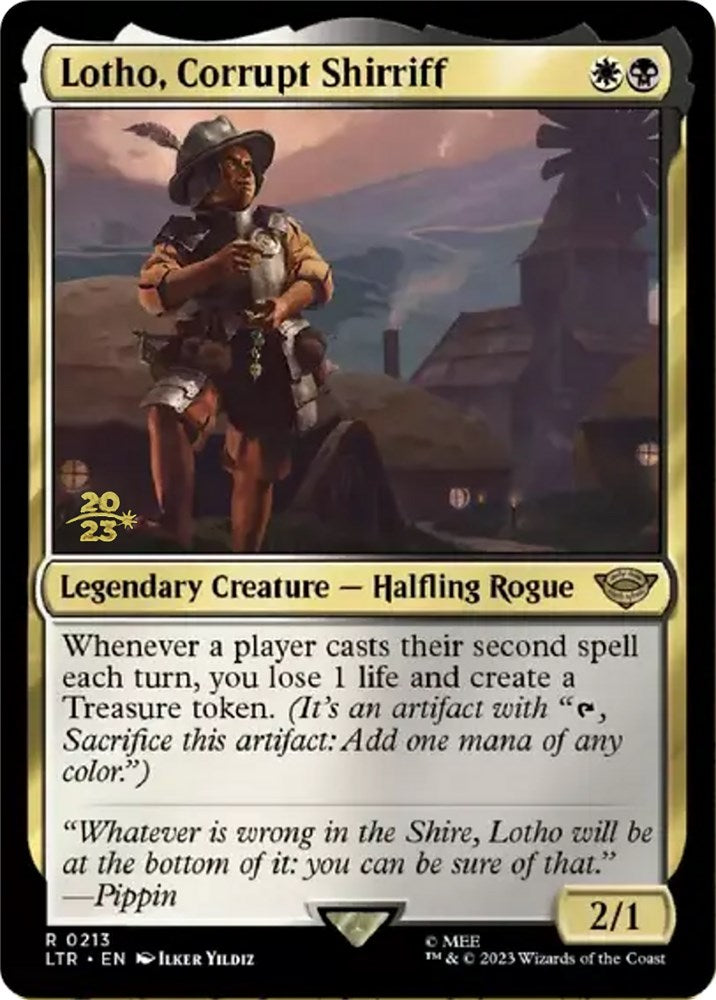 Lotho, Corrupt Shirriff [The Lord of the Rings: Tales of Middle-Earth Prerelease Promos] | The Gaming Verse