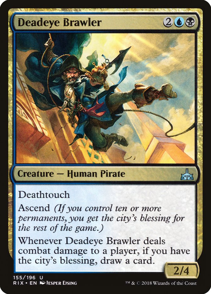 Deadeye Brawler [Rivals of Ixalan] | The Gaming Verse