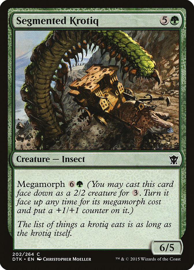 Segmented Krotiq [Dragons of Tarkir] | The Gaming Verse