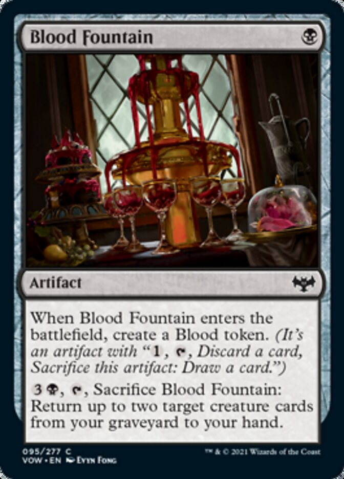 Blood Fountain [Innistrad: Crimson Vow] | The Gaming Verse