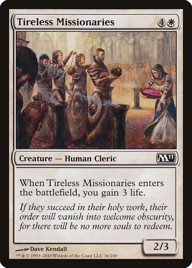 Tireless Missionaries [Magic 2011] | The Gaming Verse